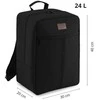 Zagatto Kelioninė kuprinė 40x30x20 cm, rankinis bagažas Ryanair ir Wizz Air, juoda