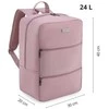 Zagatto Kelioninė kuprinė 40x30x20 cm, tinkama Ryanair ir Wizz Air rankiniam bagažui, rožinė