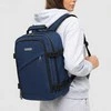 Zagatto Kelioninė kuprinė lėktuvui 40x30x20 cm su laptopo skyriumi, lengvas rankinis bagažas Ryanair / Wizz Air, tamsiai mėlyna