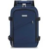 Zagatto Kelioninė kuprinė lėktuvui 40x30x20 cm su laptopo skyriumi, lengvas rankinis bagažas Ryanair / Wizz Air, tamsiai mėlyna