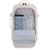 Zagatto Lėktuvo kuprinė 40x25x20 cm su laptopo skyriumi ir 6 kišenėmis, tinkama Ryanair ir Wizz Air, smėlio