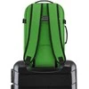 Zagatto Lėktuvo kuprinė 40x25x20 cm su laptopo skyriumi ir 6 kišenėmis, tinkama Ryanair ir Wizz Air, žalia
