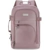Zagatto Lėktuvo kuprinė 40x25x20 cm su laptopo skyriumi ir 6 kišenėmis, tinkama Ryanair ir Wizz Air, pelenų rožinė