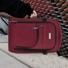 Zagatto Lėktuvo kuprinė 40x25x20 cm su laptopo skyriumi ir 6 kišenėmis, tinkama Ryanair ir Wizz Air, burgundiška raudona