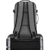 Zagatto Lėktuvo kuprinė 40x25x20 cm su laptopo skyriumi ir 6 kišenėmis, tinkama Ryanair ir Wizz Air, tamsiai pilka
