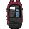 Zagatto Lėktuvo kuprinė 40x25x20 cm su laptopo skyriumi ir 6 kišenėmis, tinkama Ryanair ir Wizz Air, burgundiška raudona