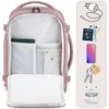Zagatto Lengva kelioninė kuprinė 40x25x20 cm, tinka Ryanair ir Wizz Air rankiniam bagažui, rožinė