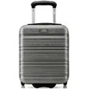 Kelioninis Zagatto Mažas kabininis lagaminas su ratukais 40x30x20 cm, tinkamas Wizz Air rankiniam bagažui, sidabriškai pilkas