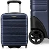 Kelioninis Zagatto Mažas kabininis lagaminas su ratukais 40x30x20 cm, tinkamas Wizz Air rankiniam bagažui, tamsiai mėlynas