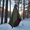 Hammock Underquilt Bushmen EASY poliesterio izoliacija daugiafunkcinė žalia/skarlatina