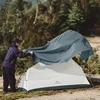 Itin lengva palapinė Naturehike Cloud Up Pro dviems asmenims, 20D nailonas, 1,36 kg, tamsiai mėlyna