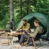 Sulankstoma turistinė kėdė Naturehike MW02 aliuminio juoda