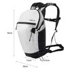 Ultralengva kuprinė Naturehike HYDROGEN 15L Atsparus vandeniui Baltas
