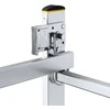 Aliuminio kopėčios - pastoliai DRABEST, 2x8 pakopos, platforma 46x150 cm (AL-DR-RU-2X8-PRO-2K+H)