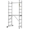 Aliuminio kopėčios pastoliai Drabest HOME, 2x8