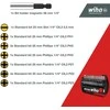 Antgalių rinkinys WIHA FlipSelector Phillips, Pozidriv, 13 vnt., 1/4" su diržo segtuku