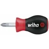 Atsuktuvas Wiha SoftFinish® Phillips, trumpas Stubby (PH1 x 25x4,5mm)