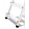 Buitinės kopėčios DRABEST ALD7 PRO 150 kg, vienpusės su lentyna, 7 pakopų (DR-AL-D7-PRO-Ż+CZ+P )