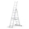 Daugiafunkcinės aliuminio kopėčios, Drabest HOME 3x7, 150 kg