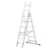 Daugiafunkcinės aliuminio kopėčios, Drabest Home 3x6, 150 kg