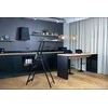 DRABEST HOME plieninės kopėčios, 4 pakopų, 125 kg ,juoda spalva