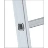 DRABEST PRO aliuminio kopėčios, 15 pakopų, 150 kg (DR-AL-DP-PRO-1X15-2K)