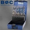 Grąžtas Grąžtų rinkinys BOHRCRAFT KG10 HSS-G ABS-Box /1-10x0,5/ 19 vnt.