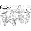 Dėlionė Clementoni Ricky Zoom + spalvinimas 104 det. 25706