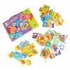 Dėlionė Baby puzzle dėlionių rinkinys Pažink pasaulį 3in1