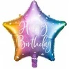 Party Deco Folinis balionas "Happy birthday" 40cm margas