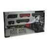 Lean Toys Rail King žaislinis traukinio rinkinys