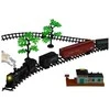 Lean Toys Rail King žaislinis traukinio rinkinys