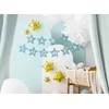 Party Deco Kūdikių dušo žvaigždžių šviesiai mėlyna 290 cm x 16,5 cm