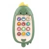 Interaktyvus žaislinis spalvingas telefonas (žalias)