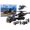 Lean Toys Policijos konstruktorius su 343 detalėmis ir figūrėlėmis