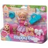 Lėlyte su šuniukais Happy Girl 11,4 cm