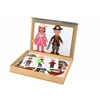 Magnetinių dėlionių rinkinys vaikams su animacinių filmų personažais Lean Toys