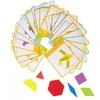 Medinė Montessori dėlionė - spalvotos formos