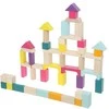 Cubika medinių kaladėlių rinkinys, 50vnt
