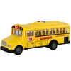 Lean Toys Mokyklinis autobusas su garsais ir šviesom, geltonas