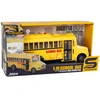 Lean Toys Mokyklinis autobusas su garsais ir šviesom, geltonas