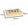 Montessori medinis loginis žaidimas spalvos