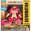 Robotas transformeris - Žalias automobilis, žalias arba rožinis