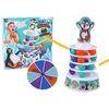 Lean Toys Arkadinis žaidimo „Pingvinų kamuoliukų bokštas“ komplektas