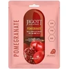 JIGOTT Pomegranate Real Ampoule Mask - lakštinė veido kaukė su granatų ekstraktu, 27 ml