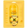 Jigott Vitamin Real Ampoule Mask - lakštinė veido kaukė su vitaminų kompleksu, 27 ml
