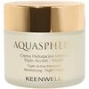 KEENWELL AQUASPHERA Trejopo poveikio intensyviai drėkinantis naktinis kremas, 80 ml