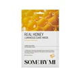 SOME BY MI Brightening Mask Real Honey - maitinanti ir skaistinanti lakštinė kaukė su medaus ekstraktu, 20 g