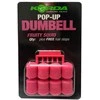 Korda Pop-Up Dumbell Fruity Squid Rožinė
