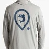 Marškinėliai Adventer &amp; Fishing Functional Hooded UV T-Shirt Limestone